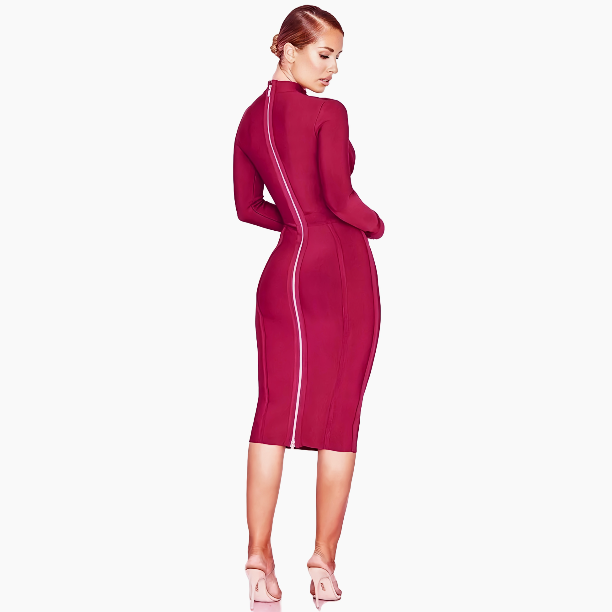 Santorini Sunset Midi Dress